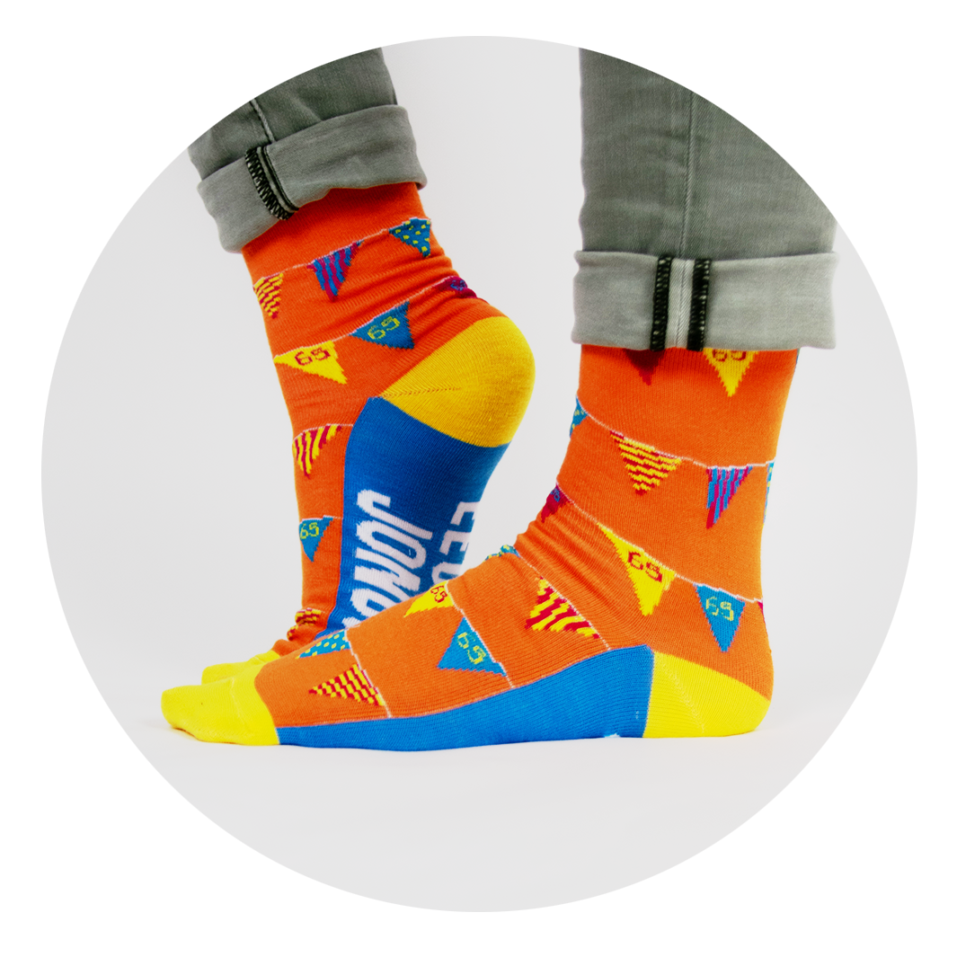Funny Socks 65 jaar