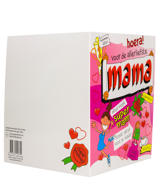 Wenskaart Mama Cartoon