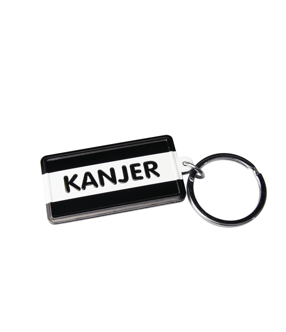 Sleutelhanger Kanjer Black and White