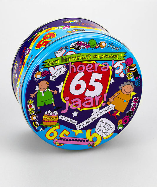 Snoeptrommel 65 jaar
