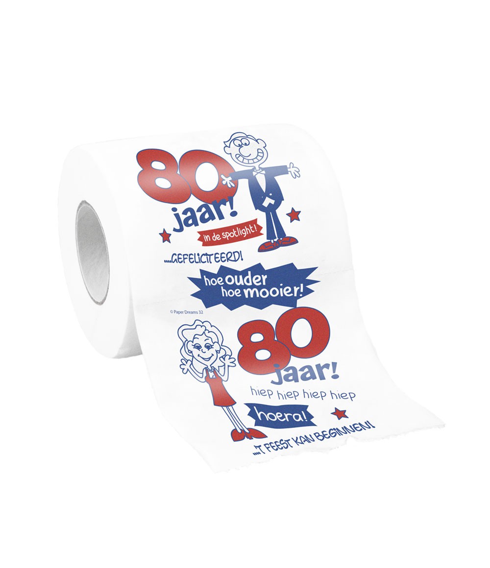 Toiletpapier 80 jaar