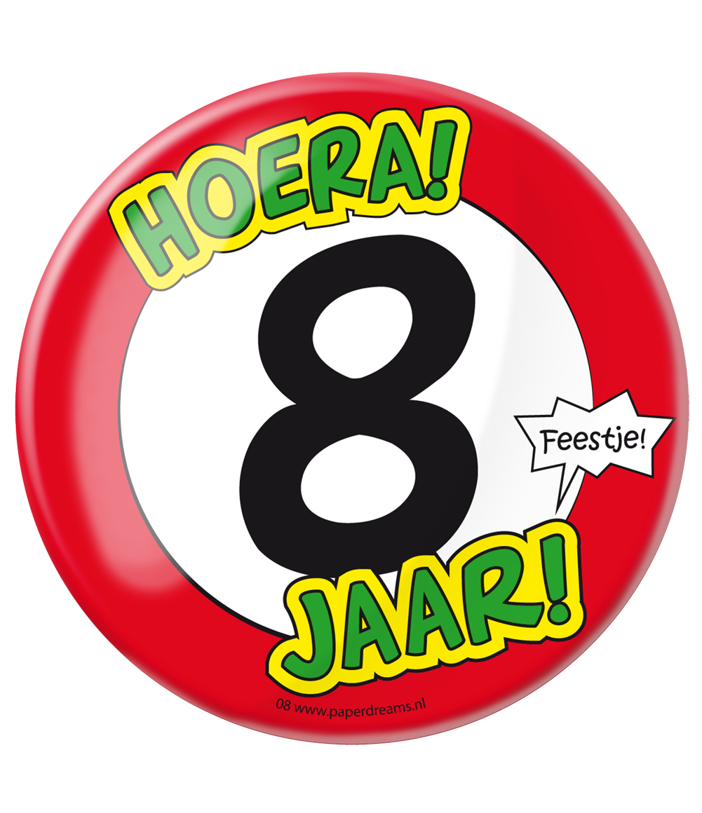 Button XL 8 jaar