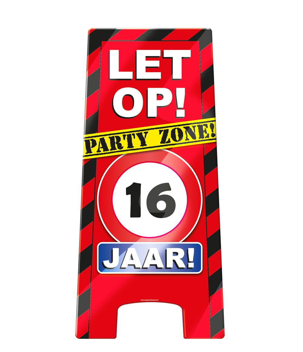 Warning Sign 16 jaar