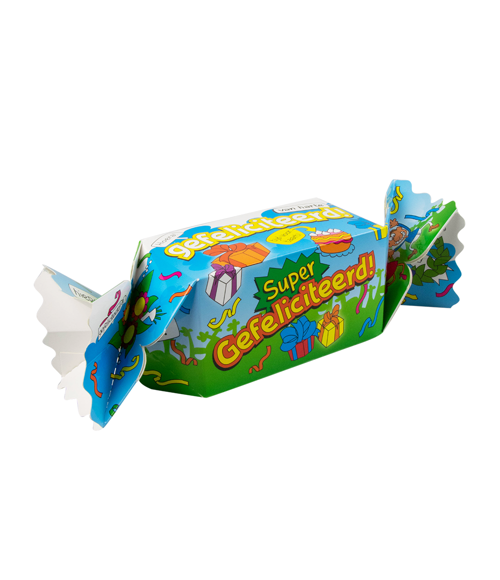 Snoepverpakking Gefeliciteerd