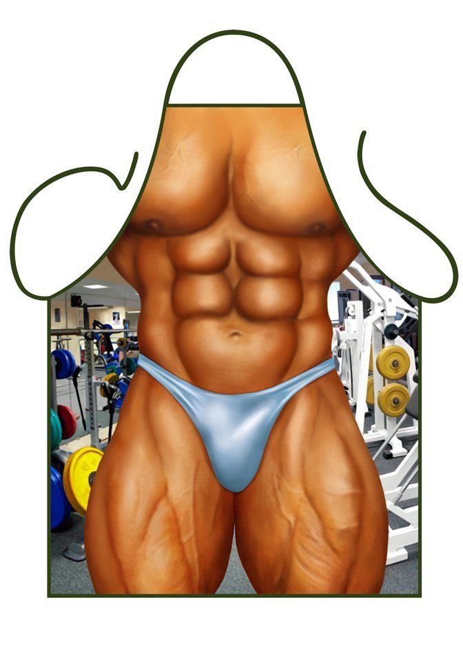 Fun Schort Muscle man