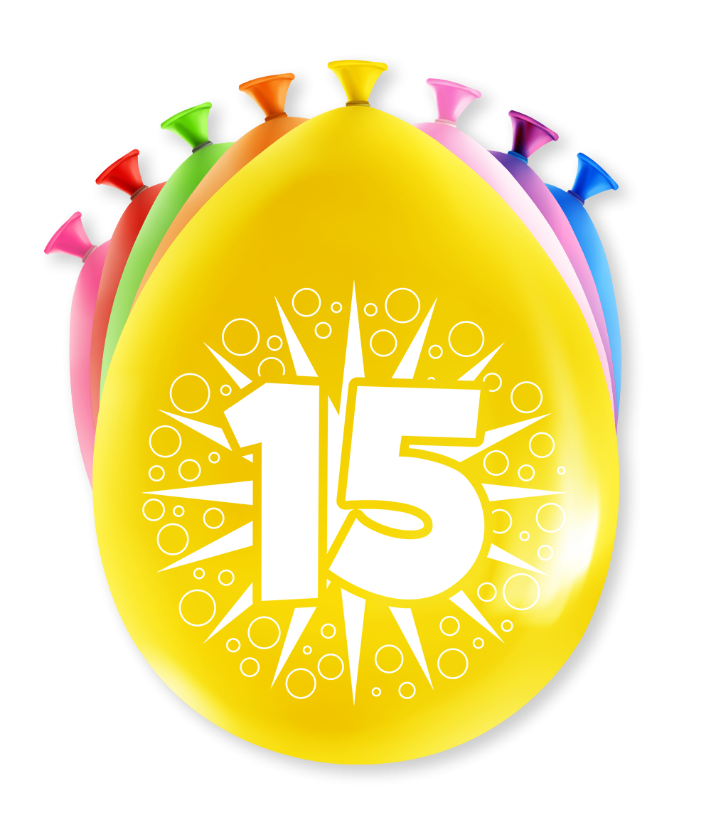 Ballonnen 15 jaar