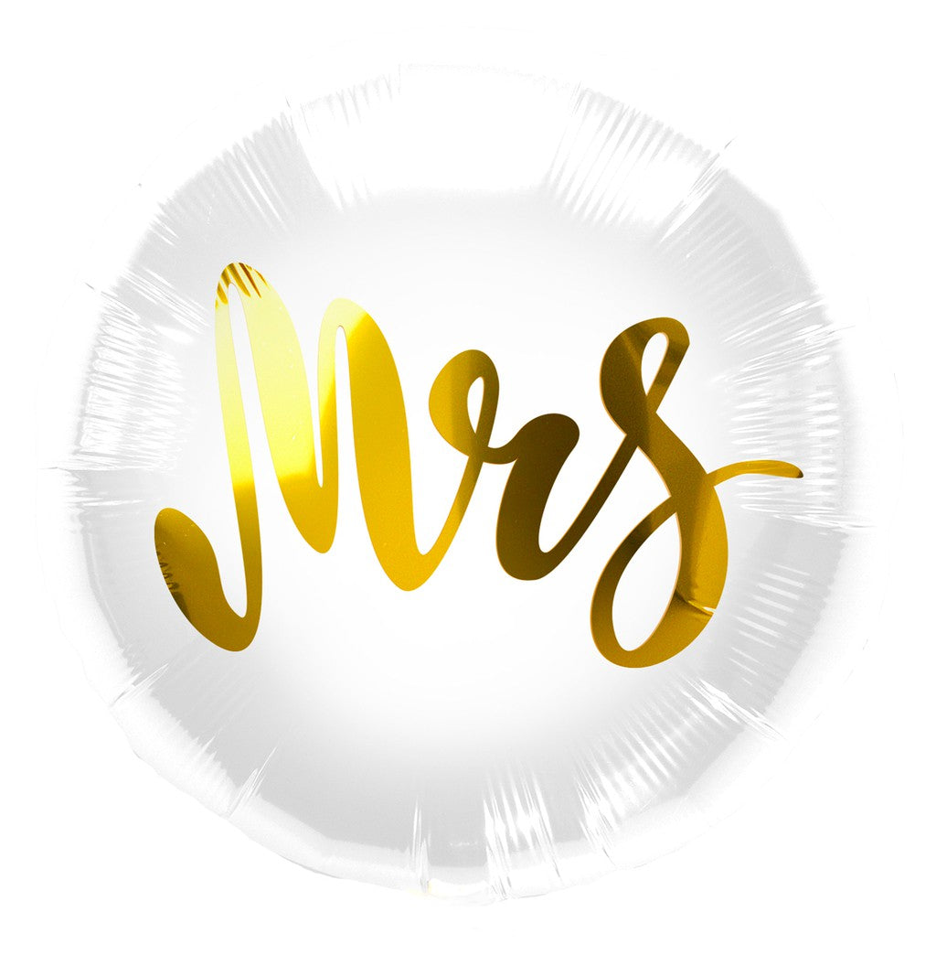 Folieballon Mrs.