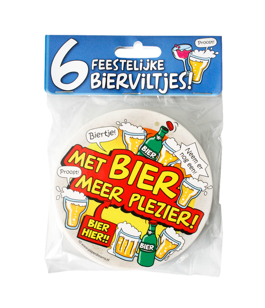 Bierviltjes Bier Plezier