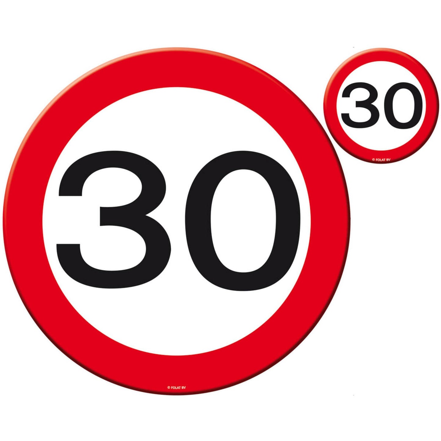 Verkeersbord 30 Klein