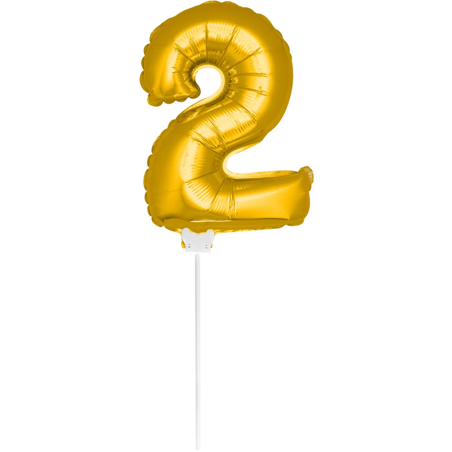 Mini Folieballon 2 goud