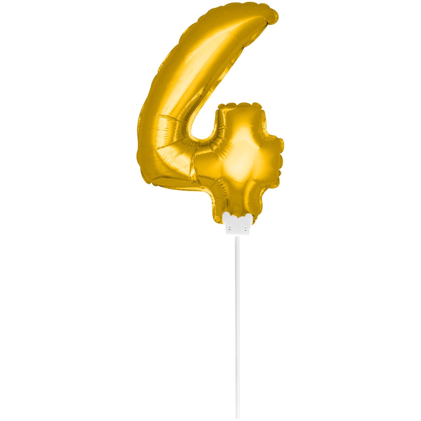 Mini Folieballon 4 goud
