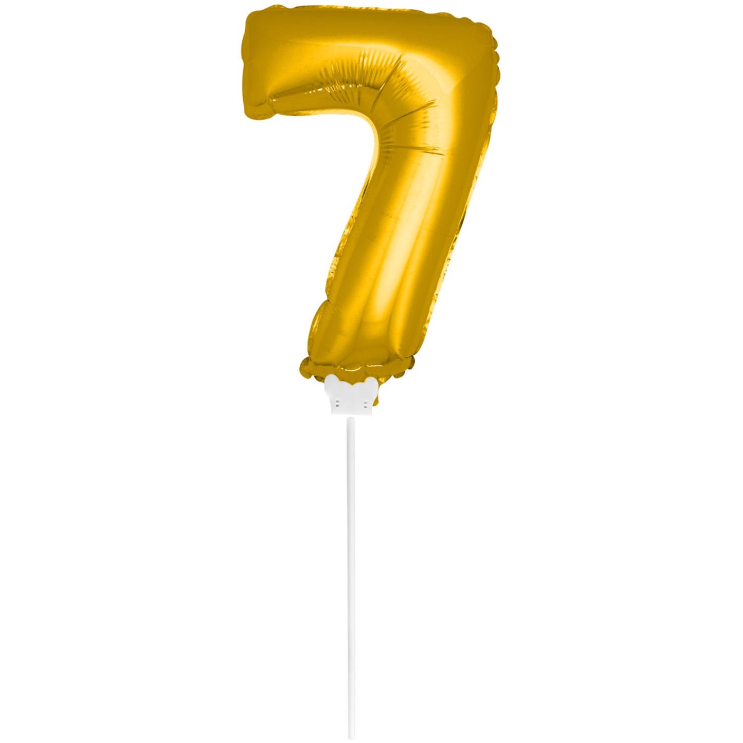 Mini Folieballon 7 goud