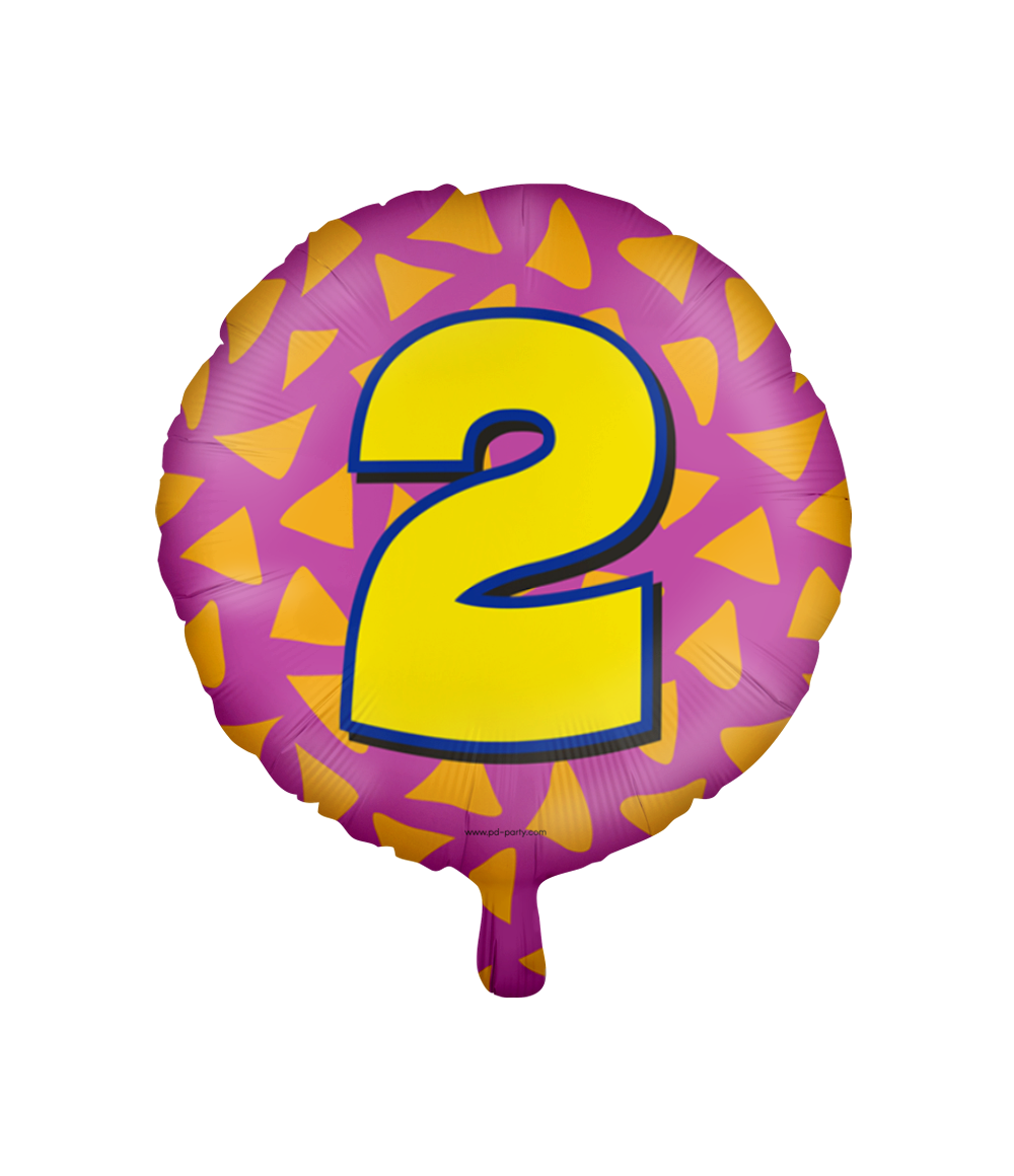 Happy Folieballon 2 jaar
