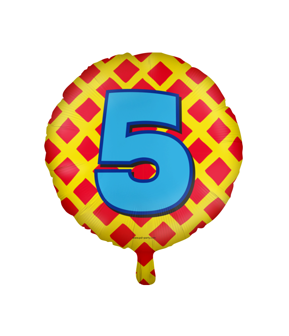 Happy Folieballon 5 jaar