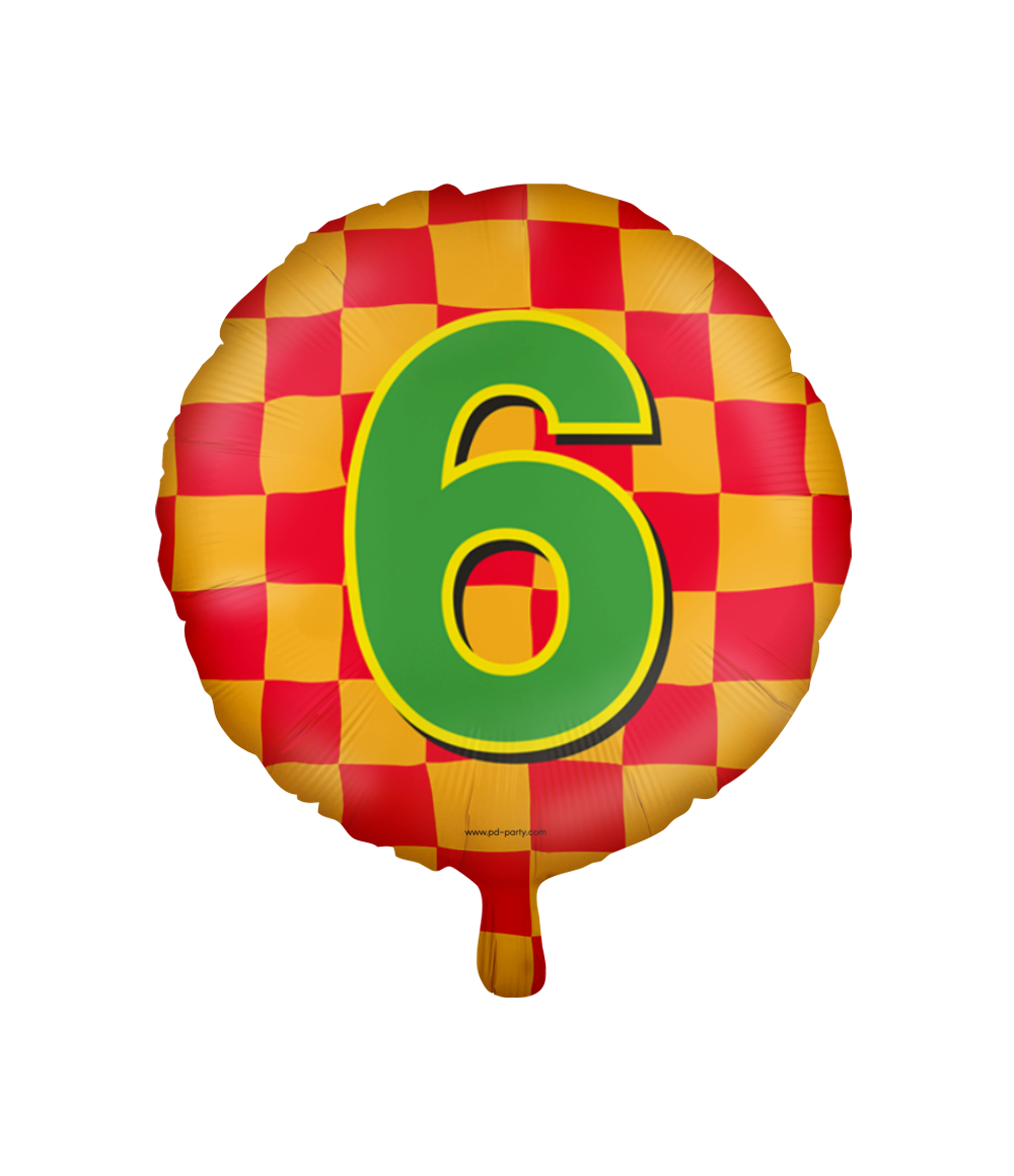 Happy Folieballon 6 jaar