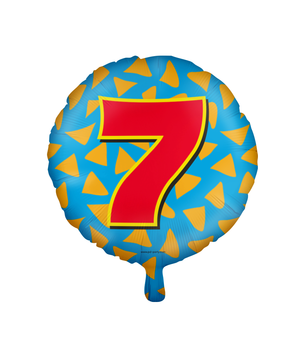 Happy Folieballon 7 jaar