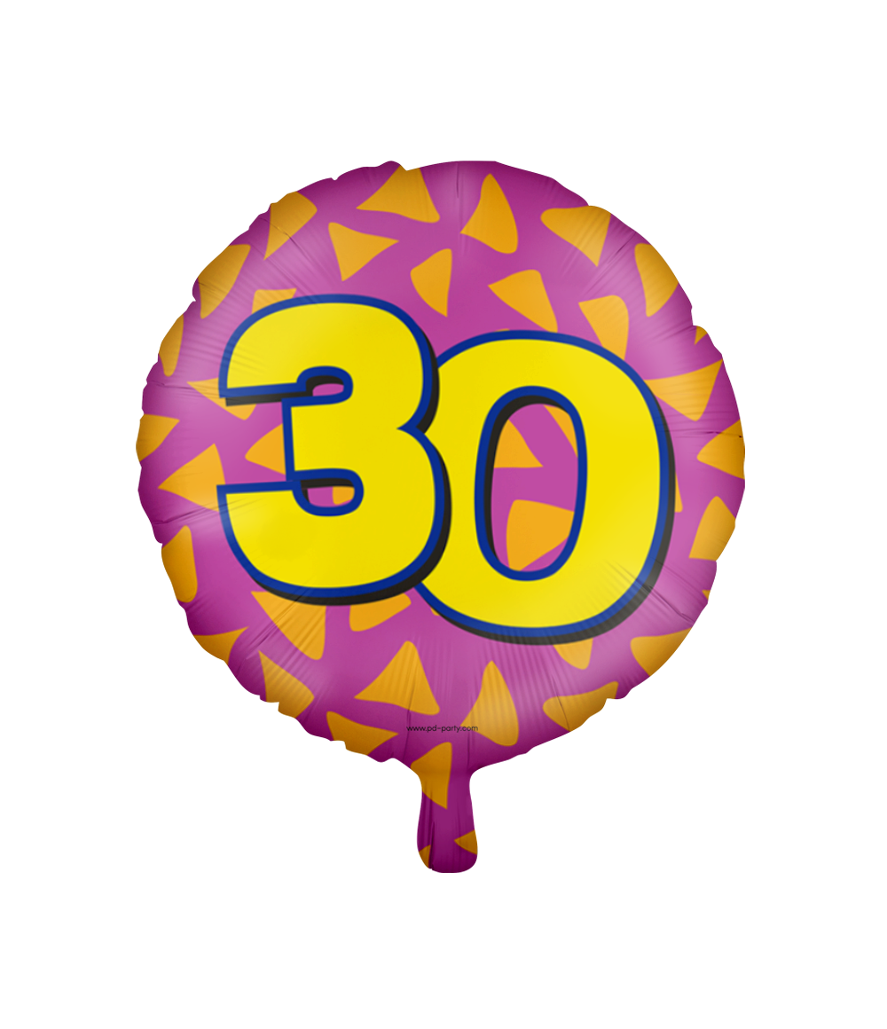Happy Folieballon 30 jaar
