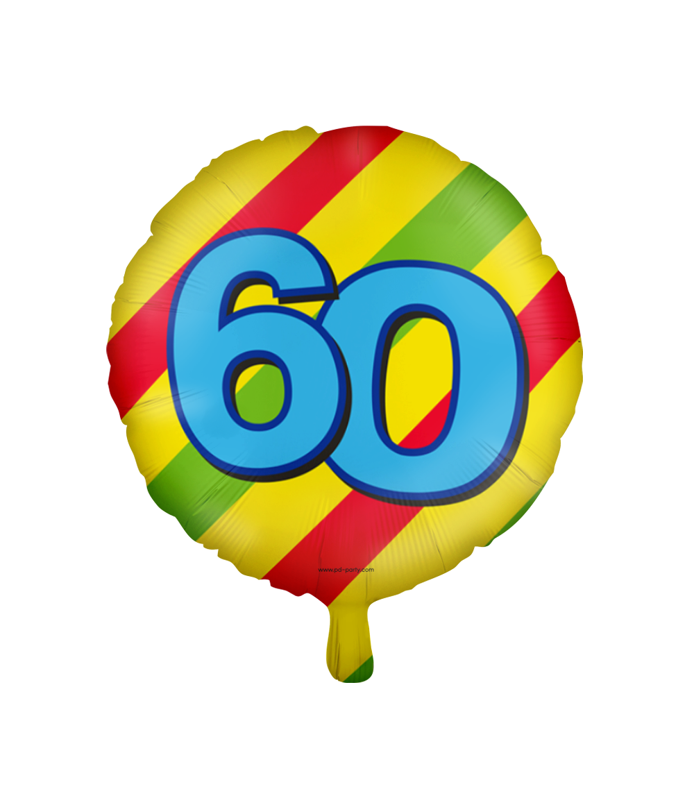 Happy Folieballon 60 jaar