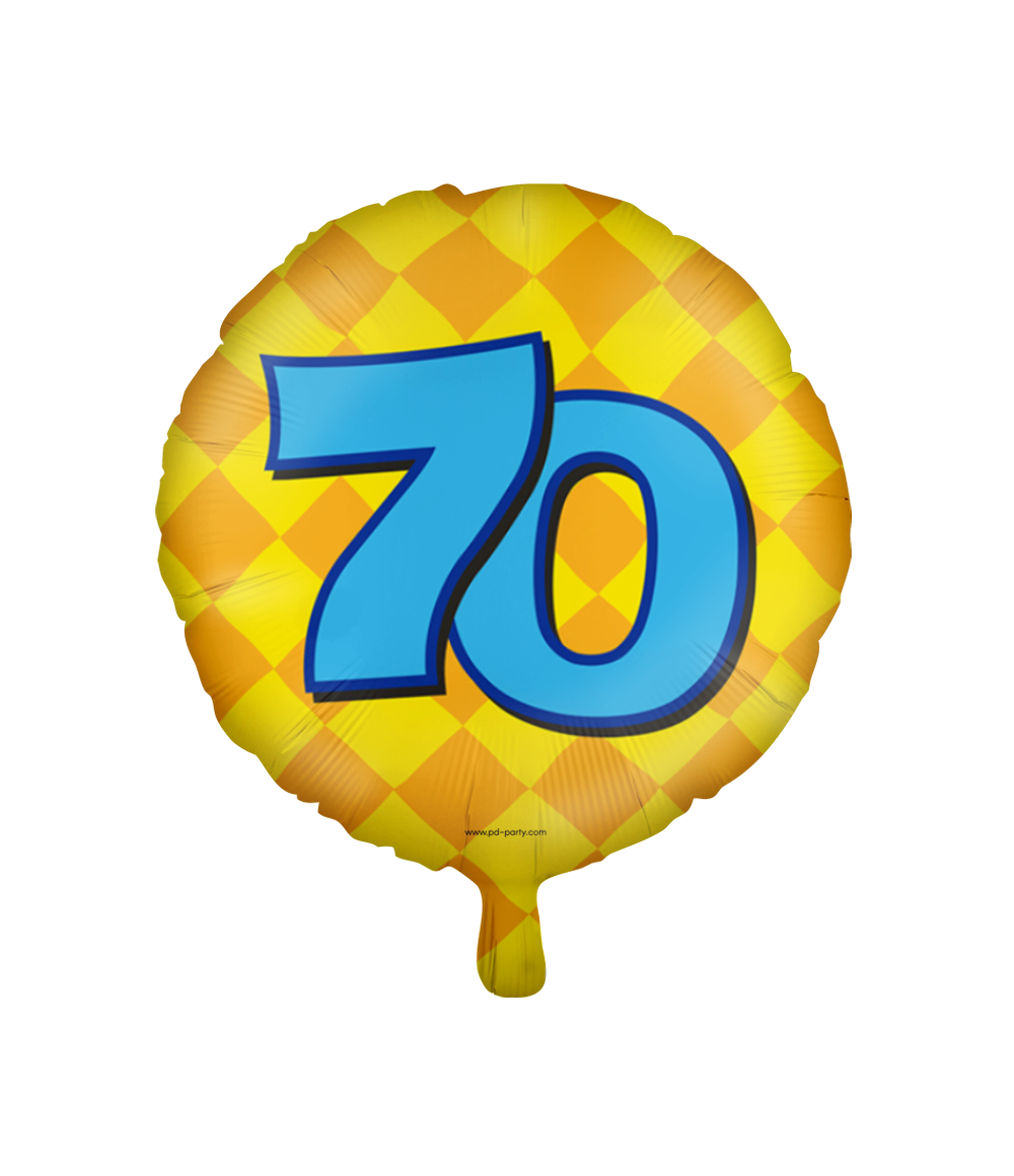 Happy Folieballon 70 jaar