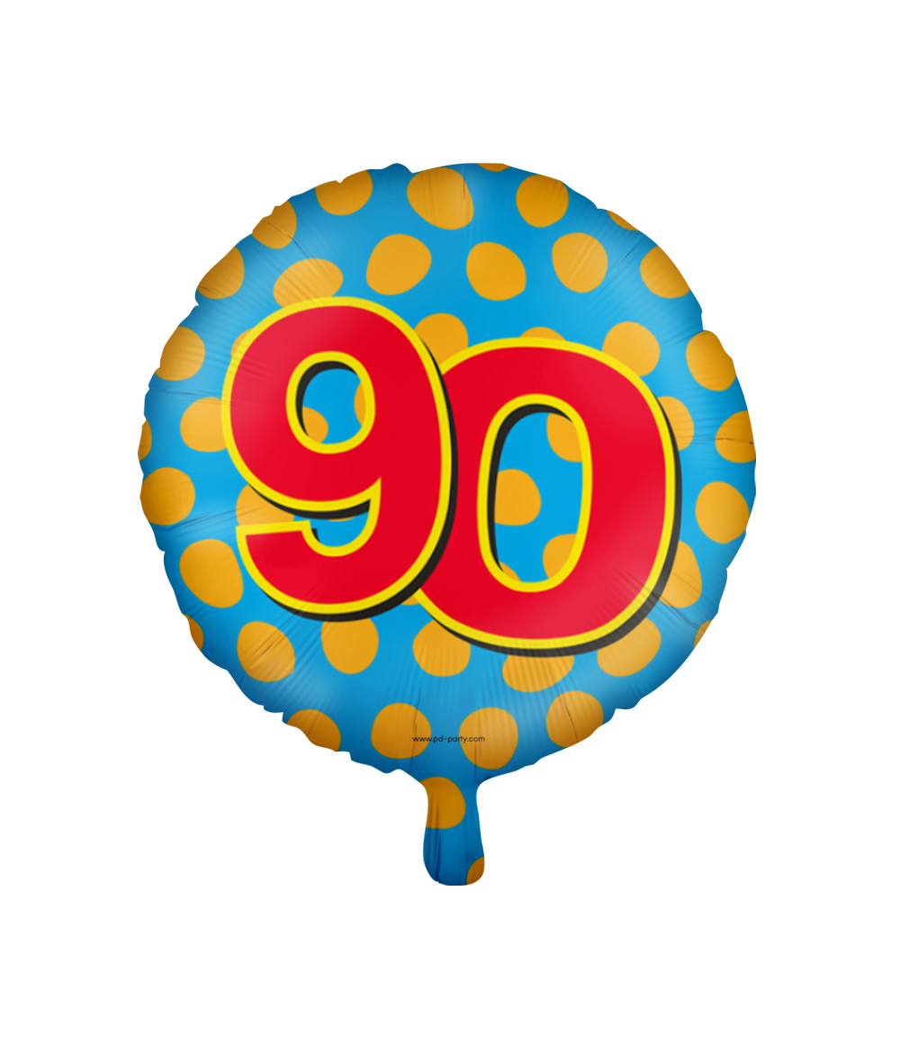 Happy Folieballon 90 jaar