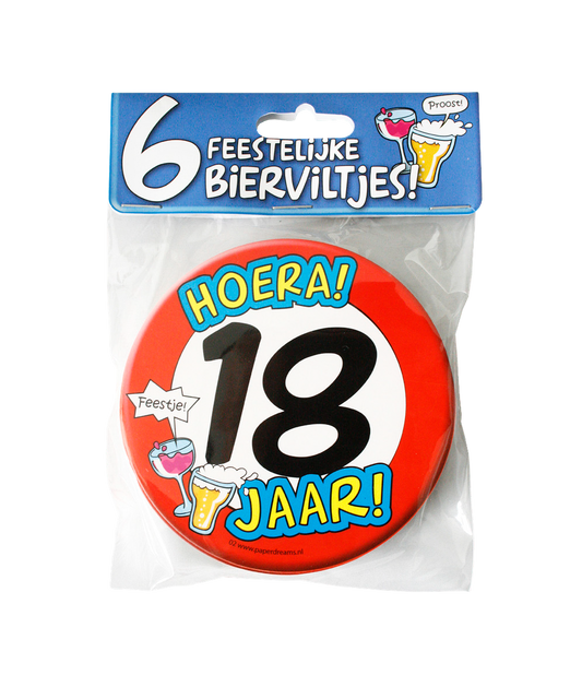 Bierviltjes 18 jaar