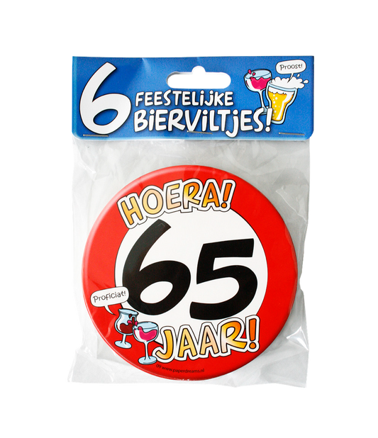 Bierviltjes 65 jaar