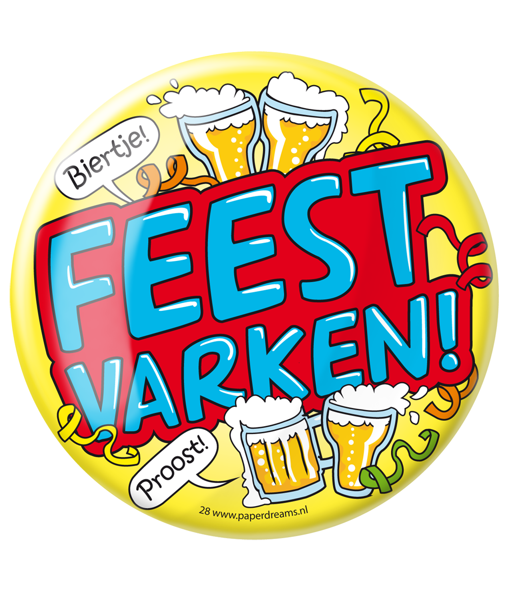 Button XL Feestvarken