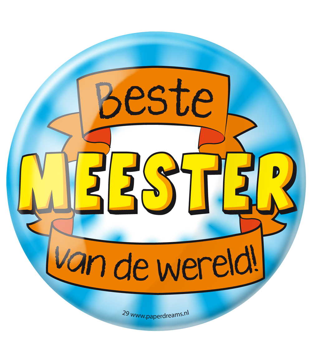 Button XL Meester