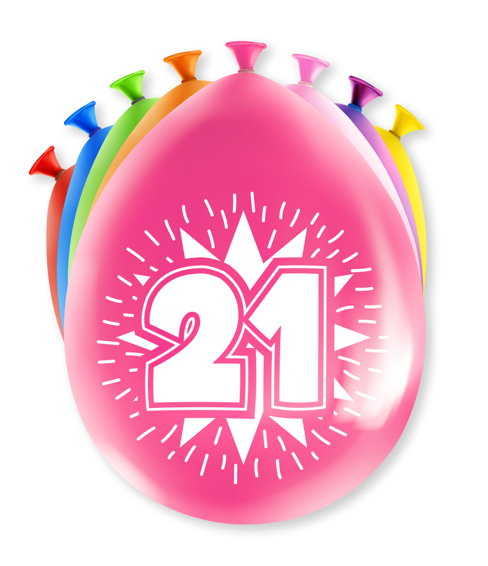 Ballonnen 21 jaar