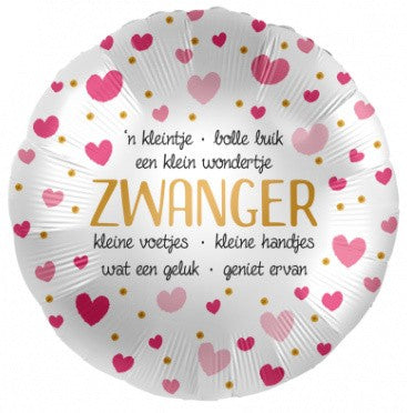 Folieballon Zwanger