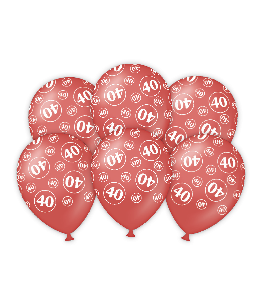 Ballonnen 40 jaar getrouwd
