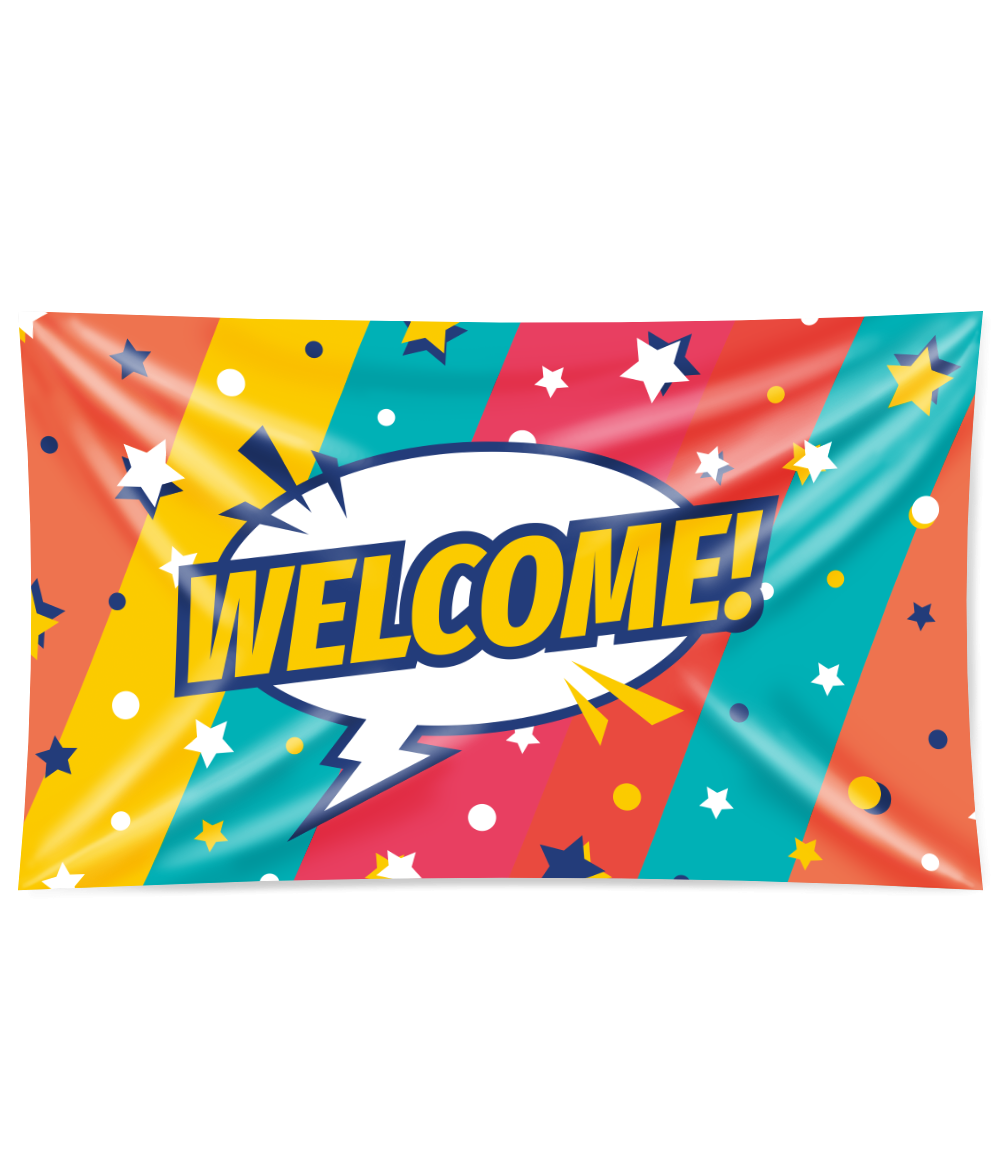 Gevelvlag Welcome XXL