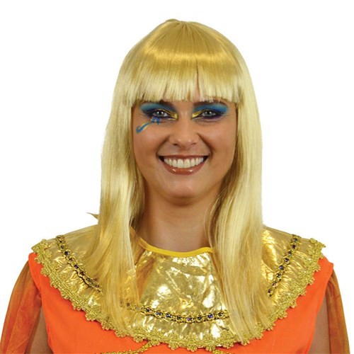 Pruik Cleopatra blond