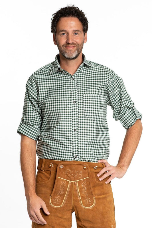 Oktoberfeest Blouse Groen Wit