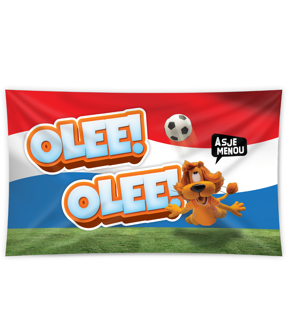 Loeki Gevelvlag XXL EK rood wit blauw