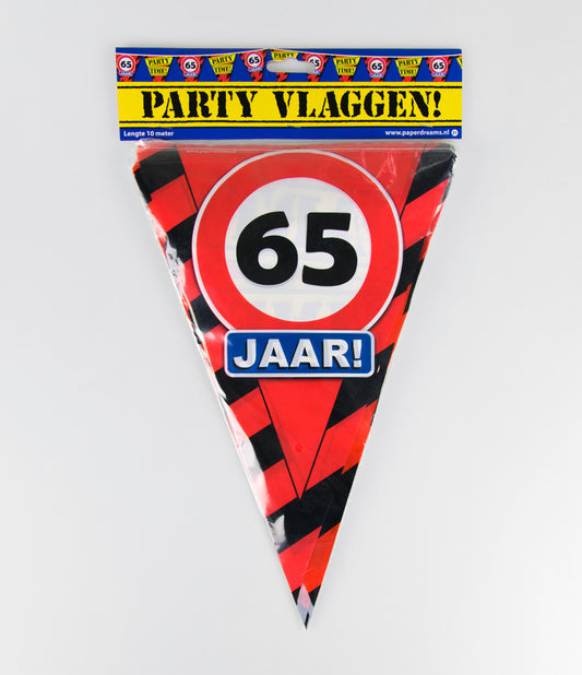 Vlaggenlijn 65 jaar Verkeersbord