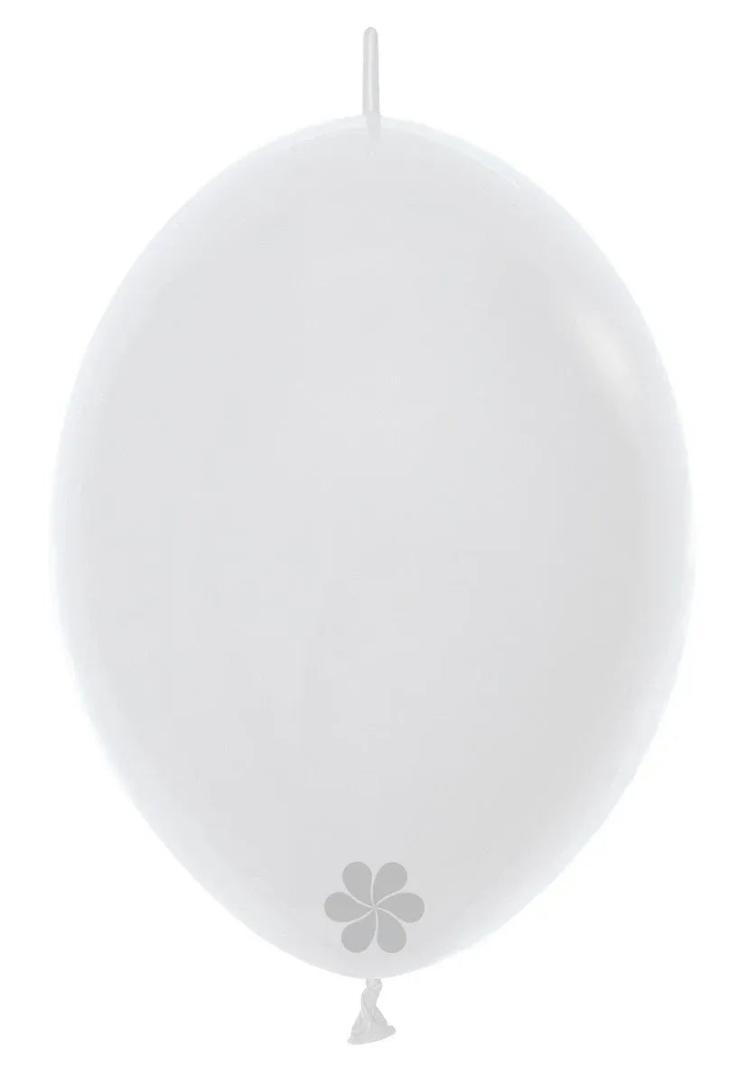 Link o Loon ballon Wit 30cm