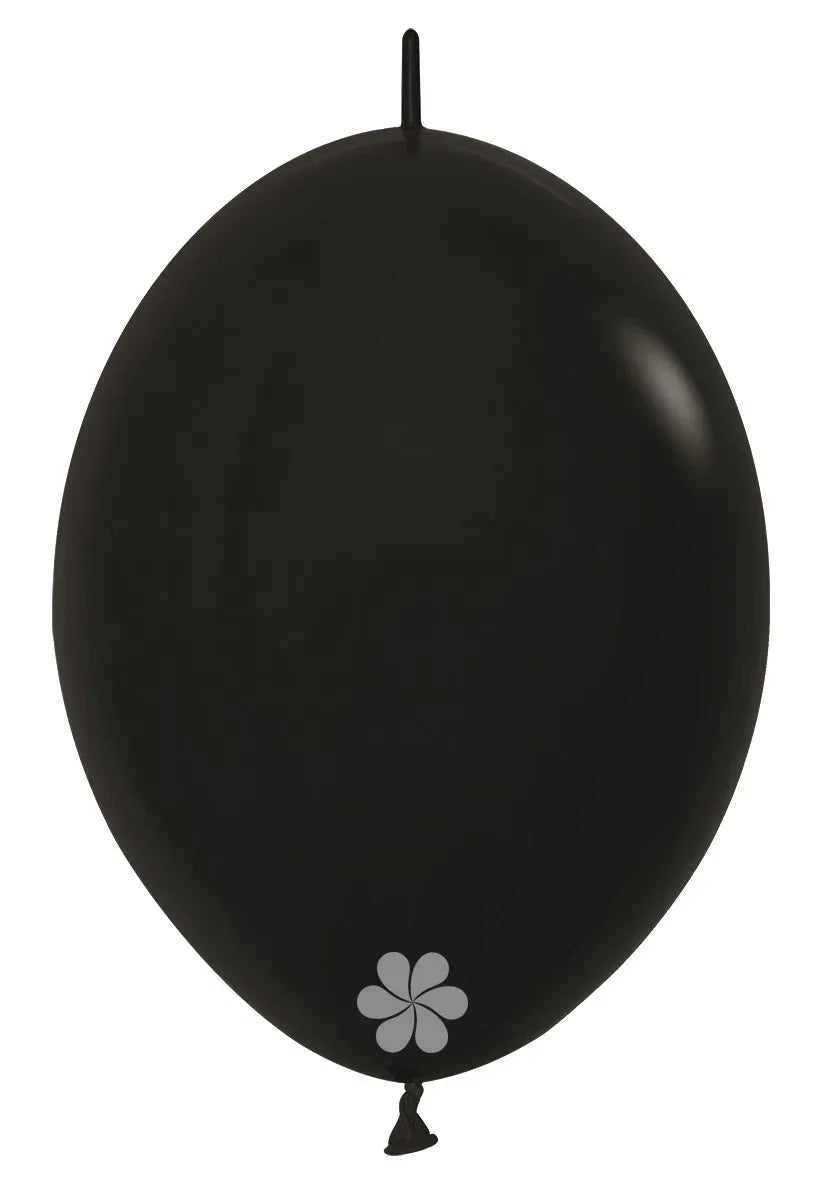 Link o Loon ballon Zwart 30cm