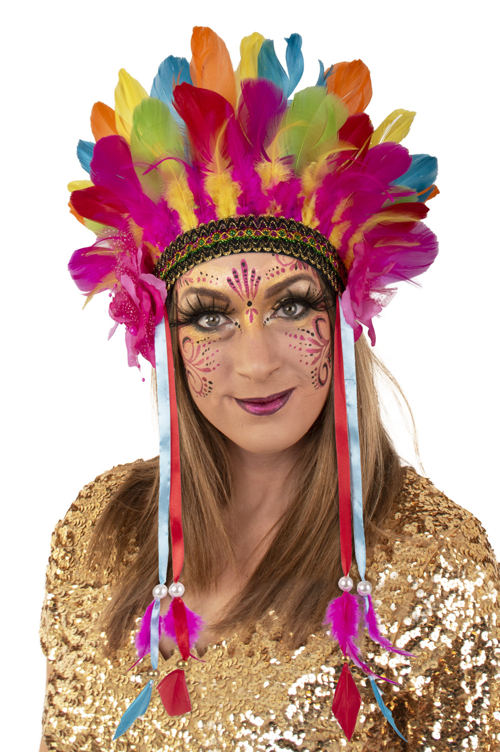 Veren Hoofdtooi colorful Festival