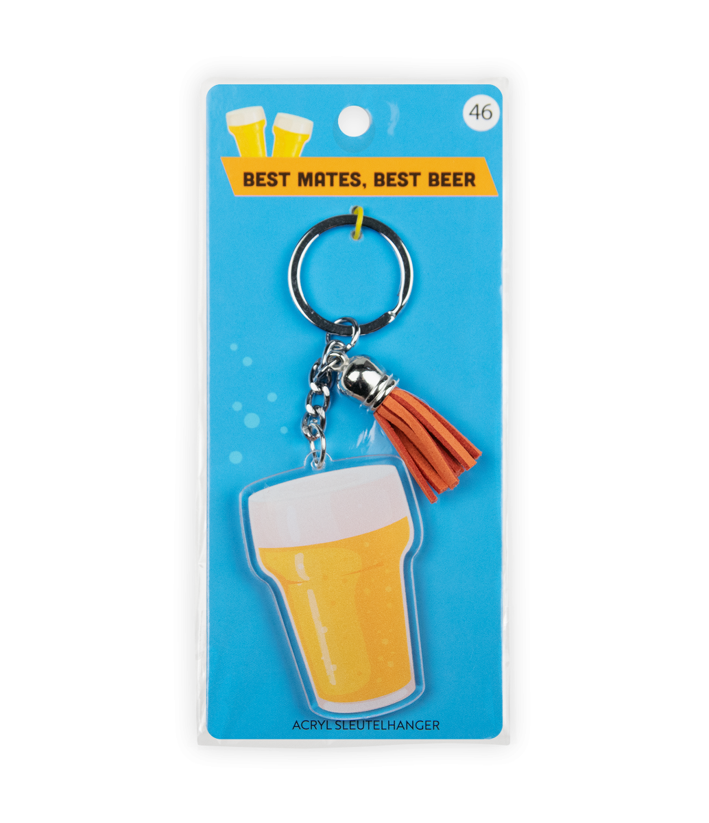 Sleutelhanger Bierglas