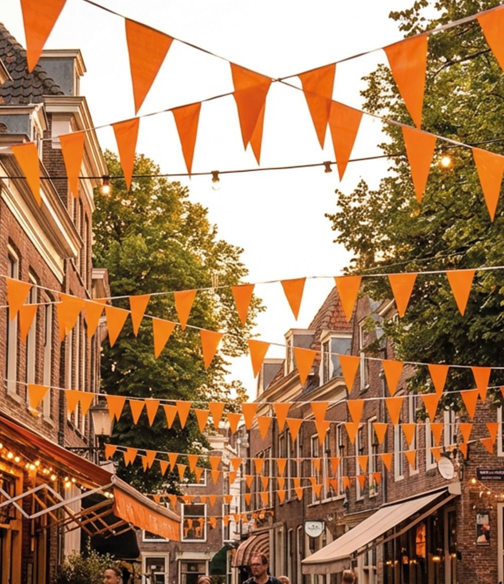 Vlaggenlijn Oranje 30 mtr