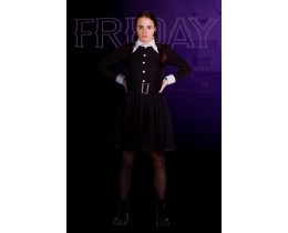 Interessant koud Onbelangrijk Friday Jurk maat 152 | leuk zwart jurkje Friday Addams | De Goede Keus