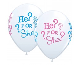 Ballon Gender Reveal wit (25st)