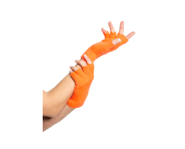 Vingerloze Handschoen Neon Oranje