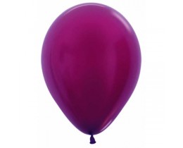 Ballon Metallic Burgundy 30cm