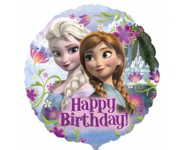 Folieballon Happy Birthday Frozen