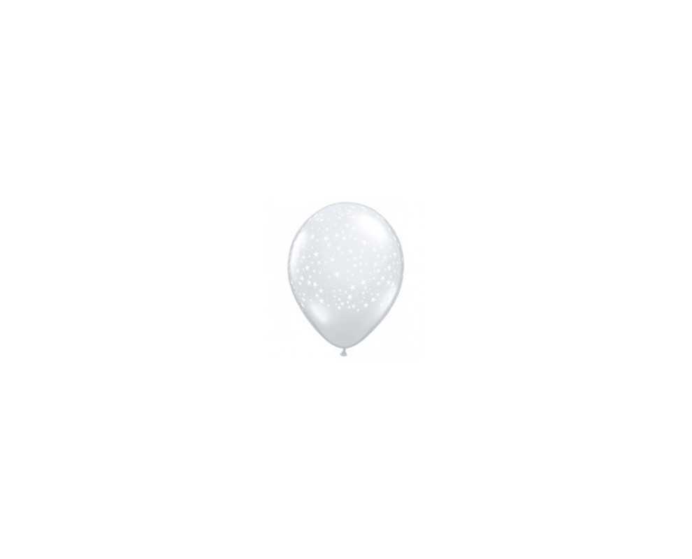 verhouding atmosfeer Pigment Ballon Sterren helder transparant 30cm | Ballonnen stars | De Goede Keus