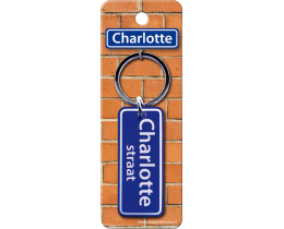 Charlotte Straat sleutelhanger