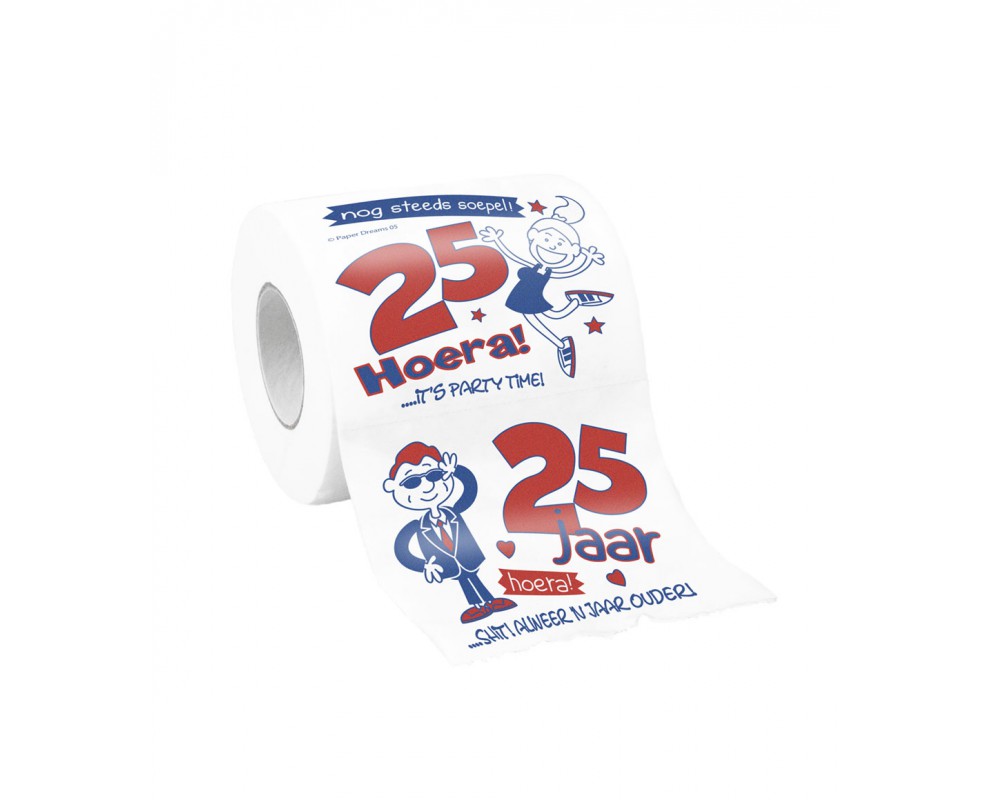Toiletpapier 25 jaar
