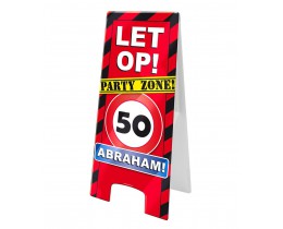 Warning Sign Abraham 50 jaar